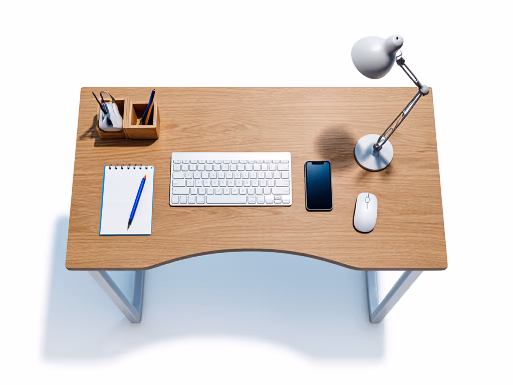 left-handed_desk_three_zones_layout_diagram