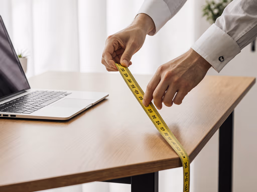 measuring_elbow_height_at_standing_desk_with_tape_measure