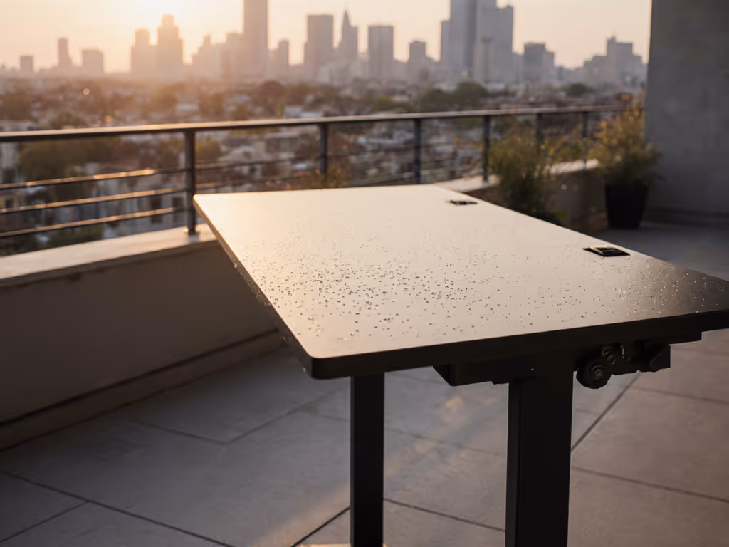 Balcony Workstation: Weatherproof Standing Desk Comparison