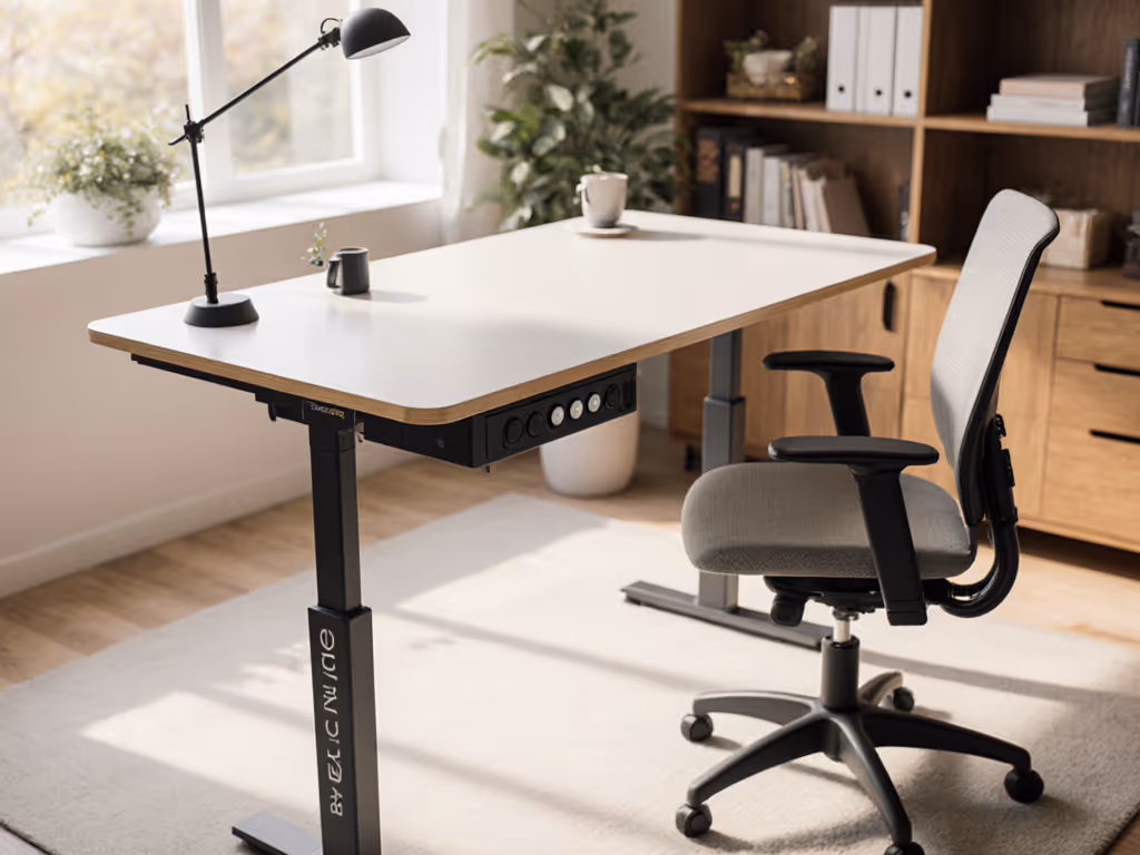 Low Height Standing Desks for Vision Impairment