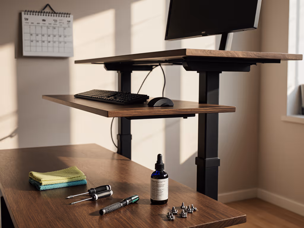 Standing Desk Maintenance Schedule: Lasting 7+ Year Performance