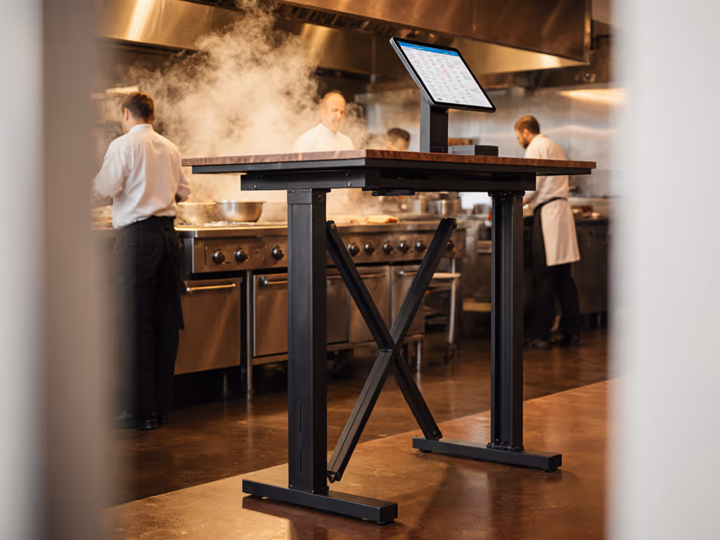Hospitality Standing Desks: Stability Tested for Restaurants
