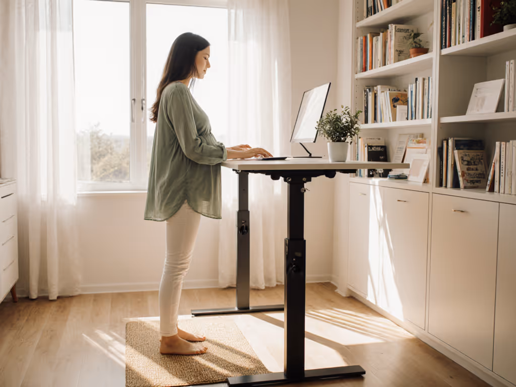 Prenatal Standing Desk Ergonomics: Safe Adjustments Guide