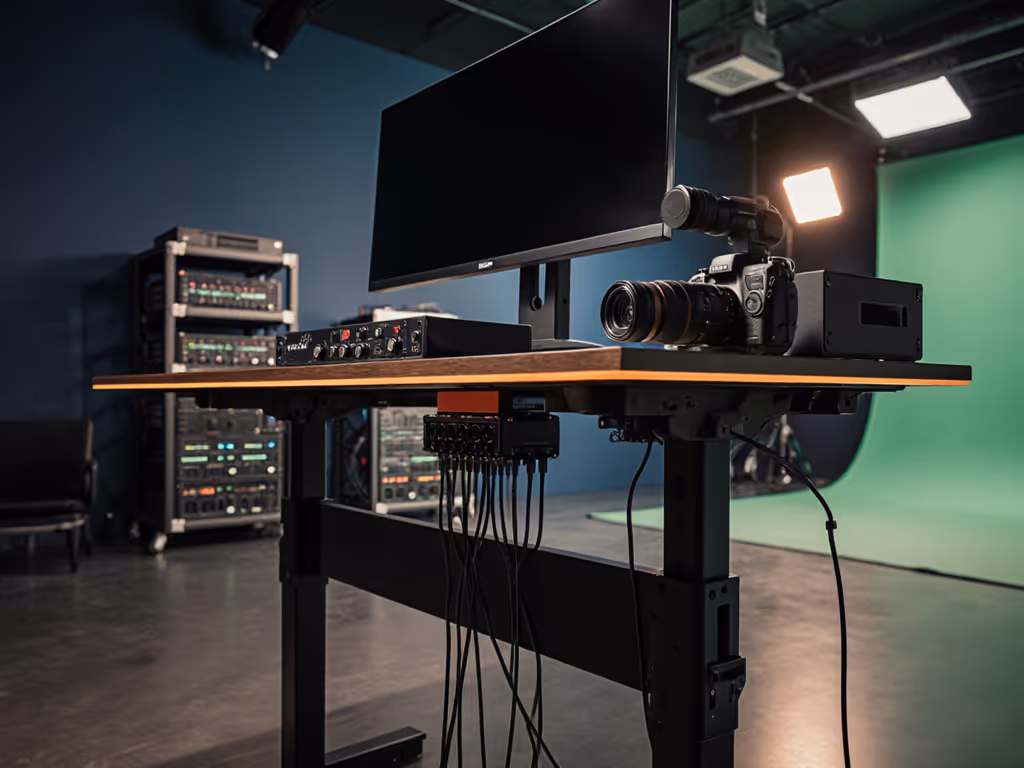 Video Production Standing Desks Compared: Cable Management and Stability Review